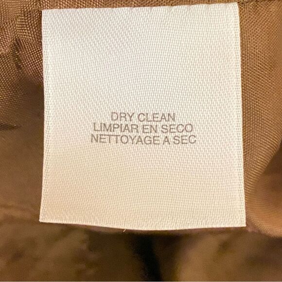 AK Anne Klein Blazer Lightweight Brown Womens Size 12 One Button Closure - Picture 6 of 6